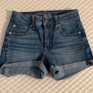 American eagle jean shorts